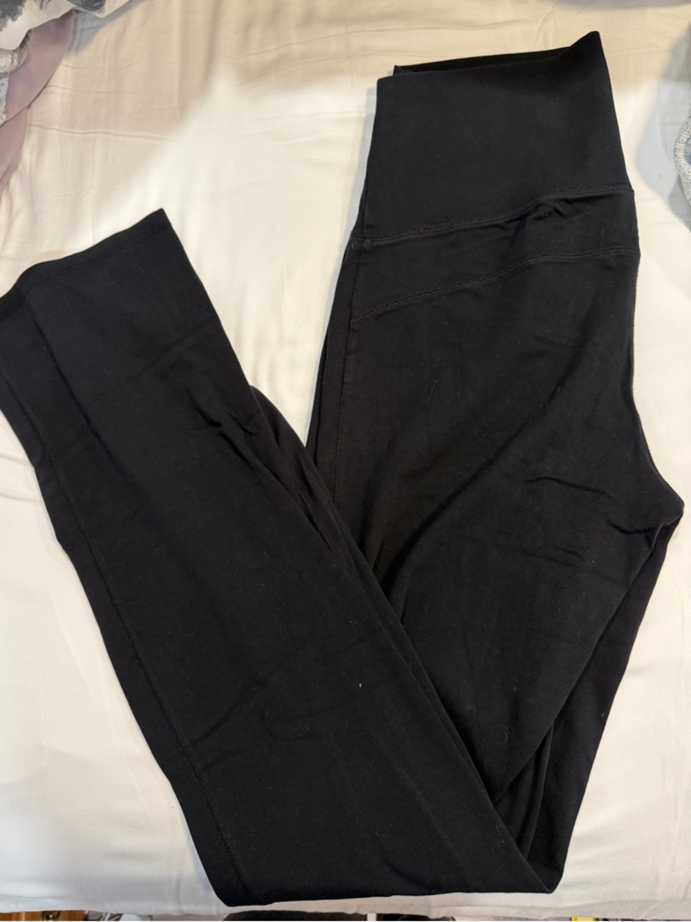 Thyme Maternity Black High-Waist Maternity Leggings